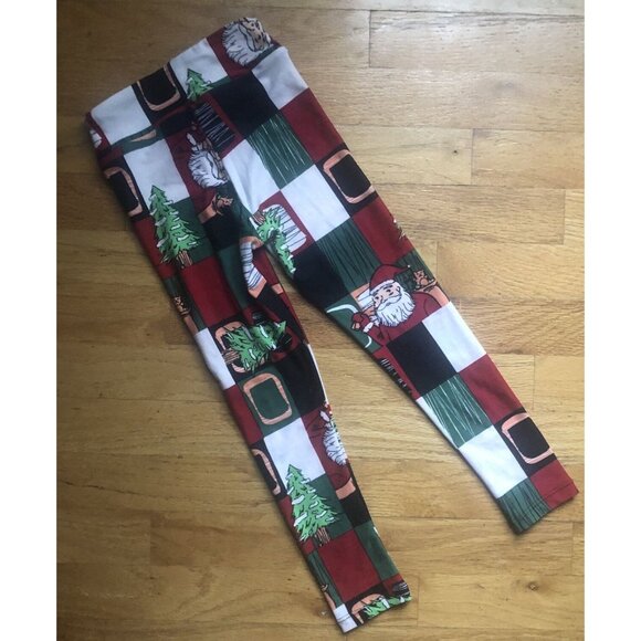 Lularoe Size Small Santa Leggings - Picture 4 of 4